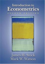 Cover of: Introduction to Econometrics (2nd Edition) (Addison-Wesley Series in Economics) by James H. Stock, Mark W. Watson