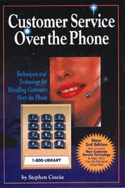 Cover of: Customer Service over the Phone by Stephen Coscia