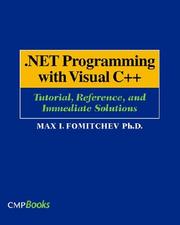 .Net Programming with Visual C++ by Max Fomitchev