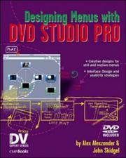 Cover of: Designing Menus with DVD Studio Pro (DV Expert Series) (DV Expert Series)