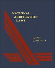Cover of: National arbitration laws