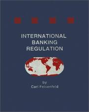 Cover of: International banking regulation