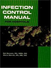 Cover of: Infection Control Manual for Hospitals