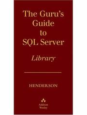 Cover of: The Guru's Guide to SQL Server Boxed Set