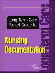 Cover of: Long-term Care Pocket Guide to Nursing Documentation