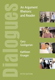 Cover of: Dialogues by Gary Goshgarian, Kathleen Krueger