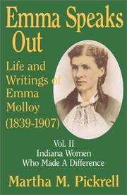 Cover of: Emma speaks out: life and writings of Emma Molloy (1839-1907)
