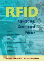 Cover of: RFID: Applications, Security, and Privacy