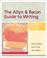 Cover of: The Allyn & Bacon guide to writing