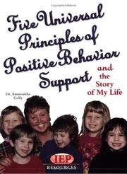 Cover of: Five Universal Principles of Positive Behavior Support