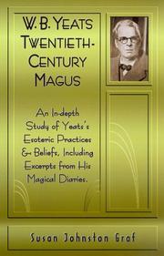 Cover of: W.B. Yeats--twentieth-century magus