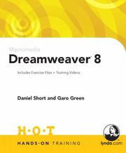 Cover of: Macromedia Dreamweaver 8 Hands-On Training