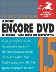 Cover of: Adobe Encore DVD 1.5 for Windows by Steve Tomich