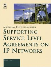 Cover of: Supporting service level agreements on IP networks