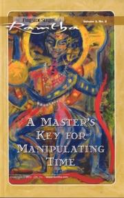 Cover of: A Master's Key For Manipulating Time (Fireside)