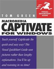Cover of: Macromedia Captivate for Windows by Tom Green