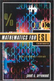 Cover of: Mathematics for ESL Learners