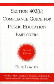 Cover of: Section 403(b) compliance guide for public education employers