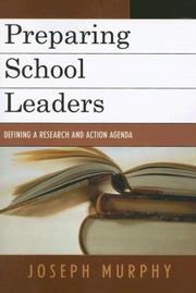 Cover of: Preparing school leaders | 