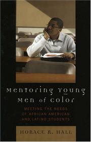 Cover of: Mentoring Young Men of Color | Horace R. Hall