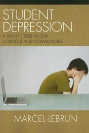 Cover of: Student Depression by Marcel Lebrun