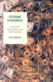 Cover of: Extreme Economics: The Need for Personal Finance in the School Curriculum