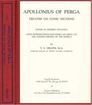Cover of: Treatise on Conic Sections by Apollonius of Perga, T. L. Heath