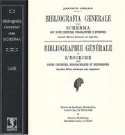 Cover of: Bibliografia Generale Della Scherma, Con Note Critiche, Biografiche E Storiche: Bibliographie Generale De L'Escrime, Avec Notes Critiques, Biographiques Et Historiques