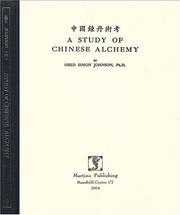 Cover of: study of Chinese alchemy | Johnson, Obed Simon
