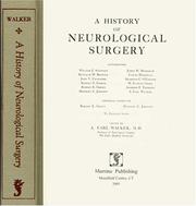 Cover of: A history of neurological surgery | 