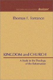 Cover of: Kingdom and Church