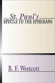 Cover of: St. Paul¹s Epistle to the Ephesians