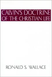 Cover of: Calvin¹s Doctrine of The Christian Life