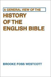 Cover of: A General View of the History of the English Bible