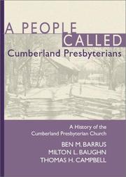 Cover of: A People Called Cumberland Presbyterians