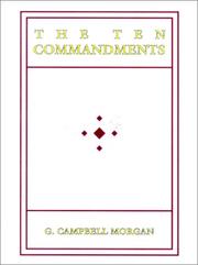 Cover of: The Ten Commandments by Morgan, G. Campbell