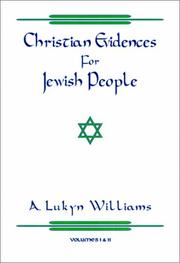 Cover of: Christian Evidences for Jewish People