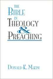 Cover of: The Bible in Theology & Preaching