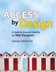 Cover of: Access by Design: A Guide to Universal Usability for Web Designers (VOICES)
