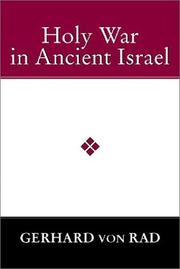 Cover of: Holy War in Ancient Israel by Gerhard von Rad