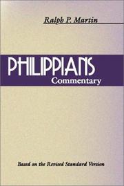 Cover of: Philippians by Ralph P. Martin, Ralph P. Martin