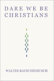 Cover of Dare We Be Christians?