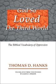 Cover of: For God So Loved the Third World