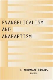Cover of: Evangelicalism and Anabaptism