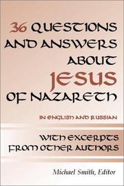 Cover of: 36 Questions and Answers about Jesus of Nazareth by Michael Smith undifferentiated