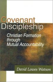 Cover of: Covenant Discipleship by David Lowes Watson