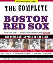Cover of: The Complete Boston Red Sox | Derek Gentile