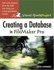 Cover of: Creating a Database in FileMaker Pro: Visual QuickProject Guide