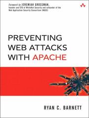 Cover of: Preventing web attacks with Apache