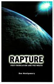 Cover of: RAPTURE | Don Montgomery